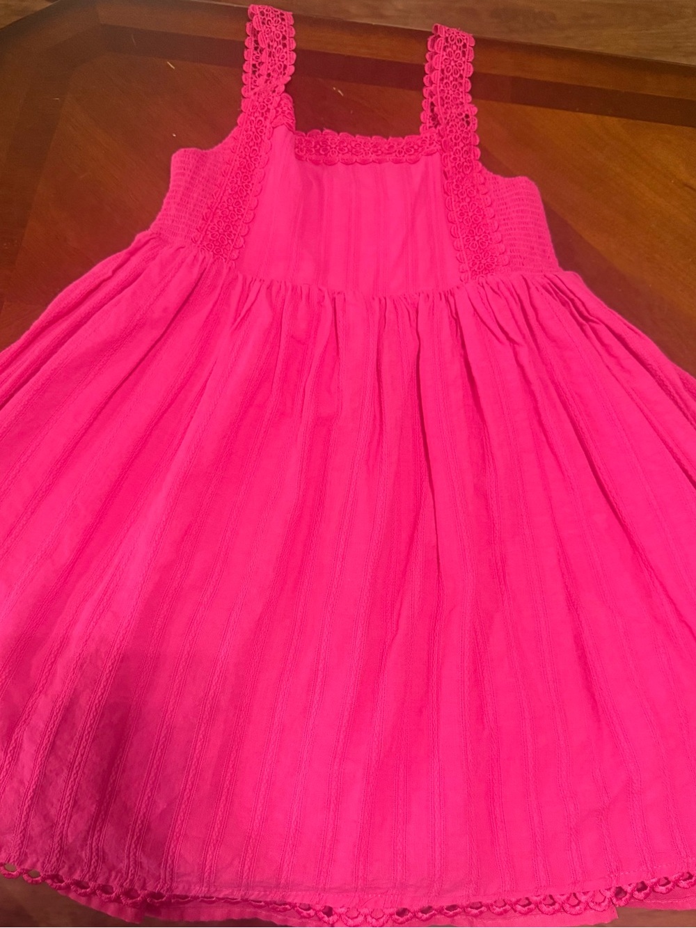 Joie Bright Hot Pink Sundress with Lace Straps